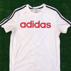 Two Adidas shirts